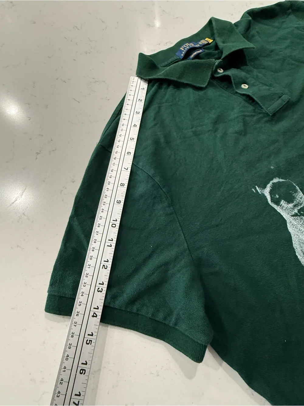 Polo Ralph Lauren Green Polo Shirt Short Sleeve Classic Fit Men’s 2XL